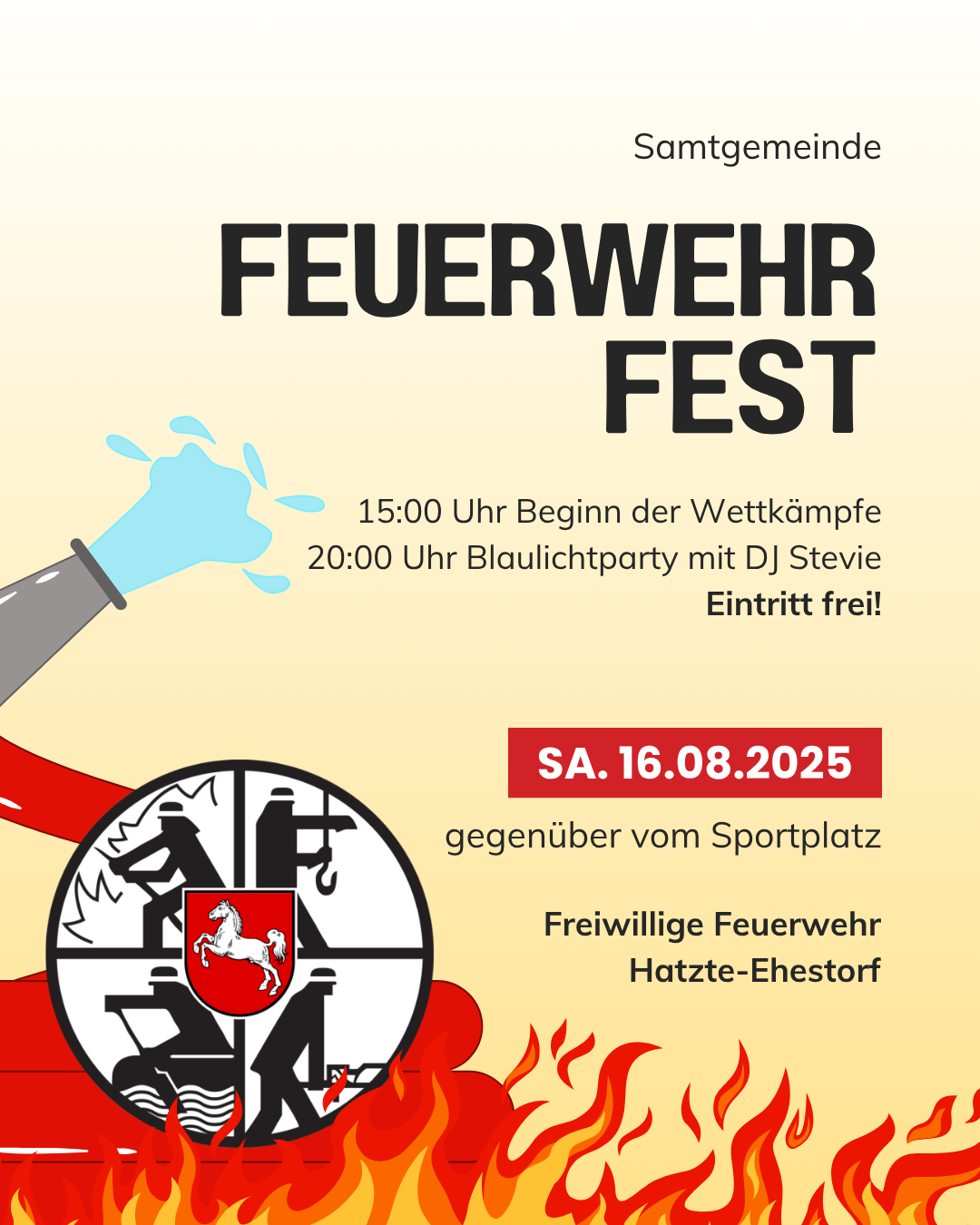 Werbung für SG-FW-Fest
